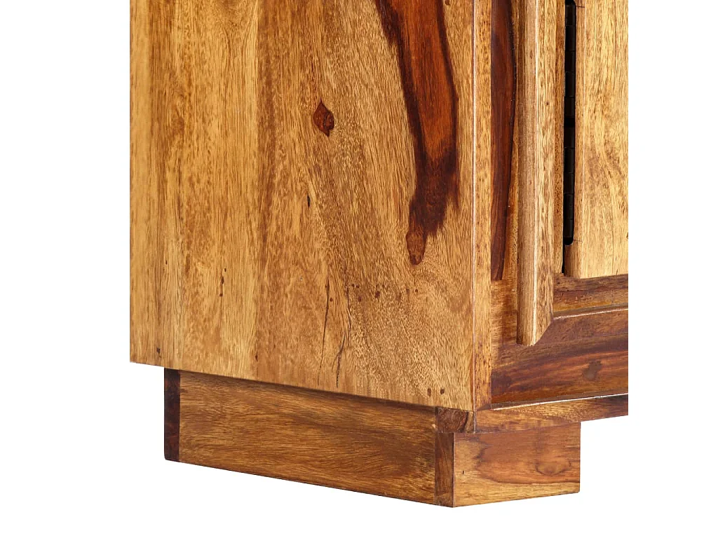 Garden Furniture -  Meuble TV 118x30x40 cm Bois de Sesham massif