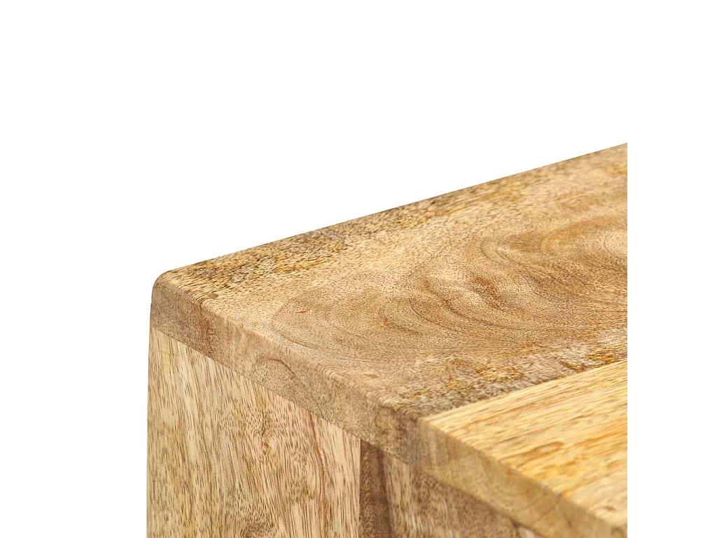 Garden Furniture -  Meuble TV 97 x 35 x 47 cm Bois de manguier massif