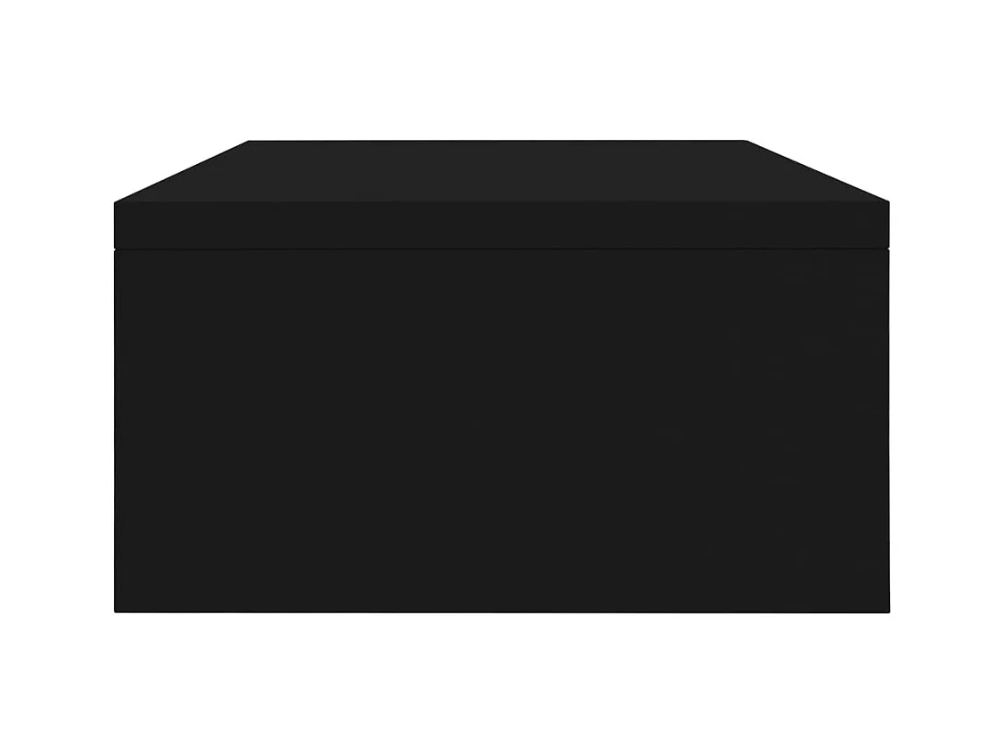 Prolenta Premium -  Monitorstandaard 42x24x13 cm bewerkt hout zwart