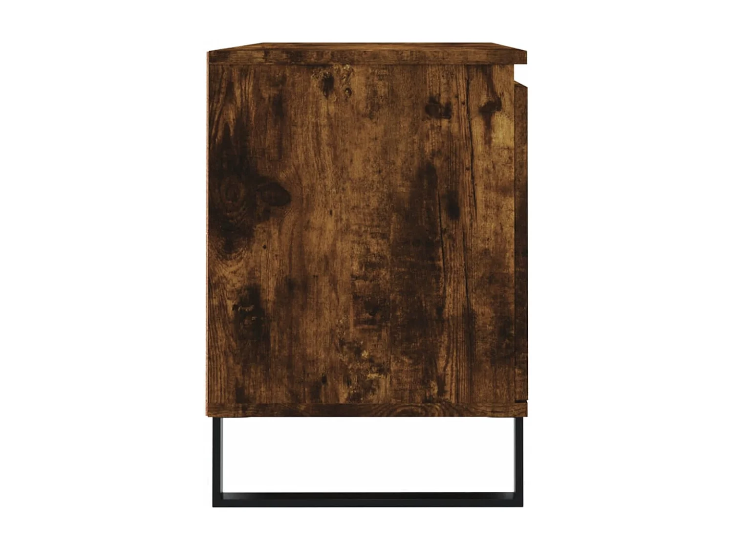 Sigtrud  Mueble de TV madera de ingeniería roble ahumado 104x35x50 cm