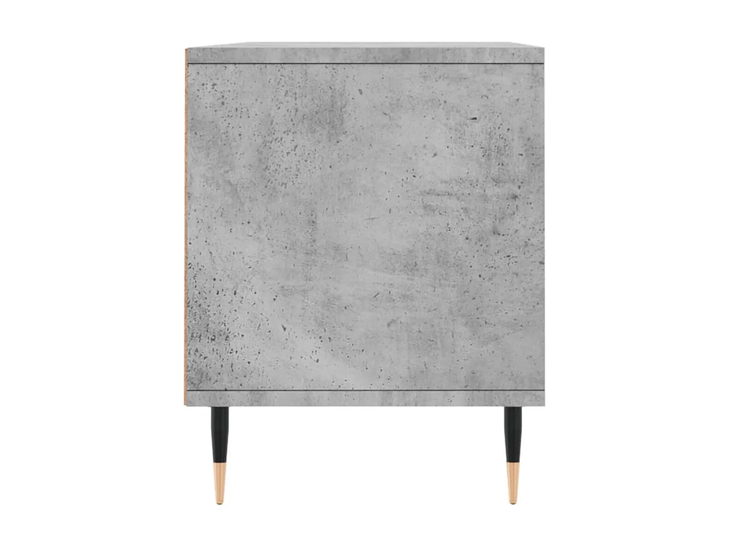 Milo  Meuble TV gris béton 100x34,5x44,5 cm bois d'ingénierie