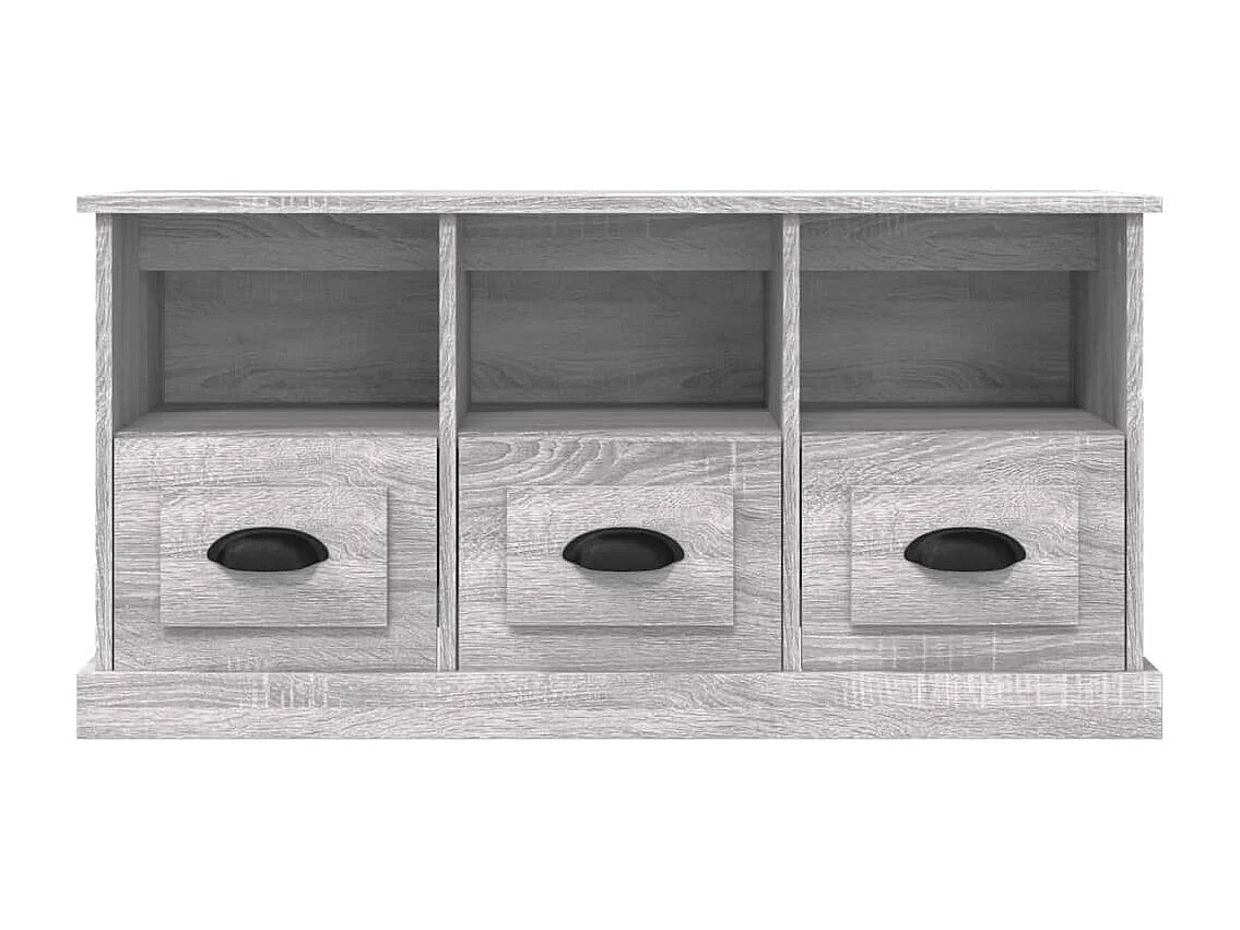Galynra  Mueble para TV madera contrachapada gris Sonoma 100x35x50 cm