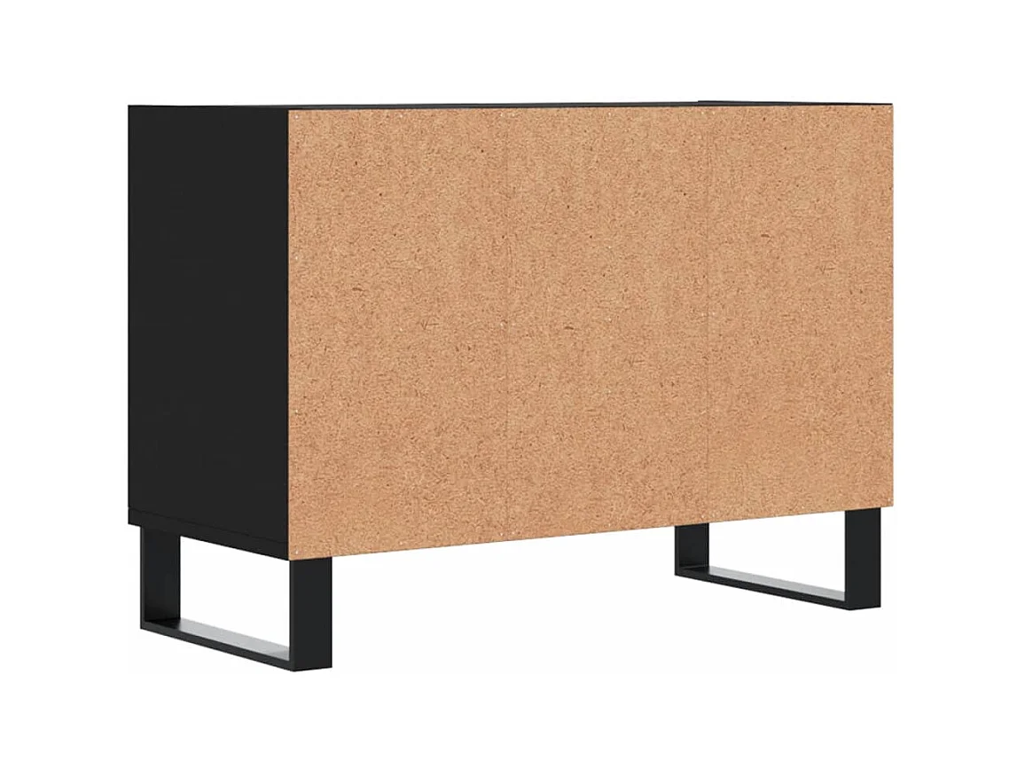 Iraan  Tv-meubel 69,5x30x50 cm bewerkt hout zwart