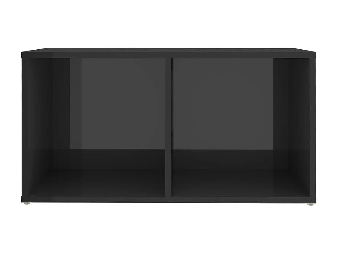 Blessington  Meubles TV 4 pcs Gris brillant 72x35x36,5 cm Bois d'ingénierie