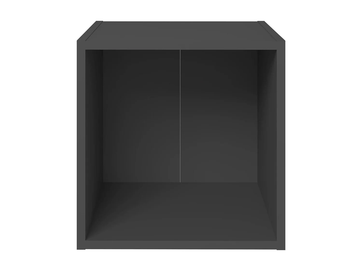 Cape Canaveral  Meuble TV gris 37x35x37 cm bois d’ingénierie