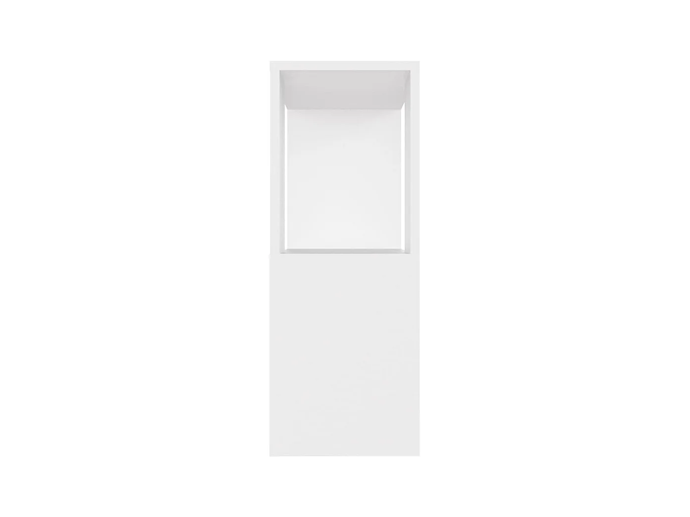 Norman  Mueble para TV madera contrachapada blanco 80x24x63 cm