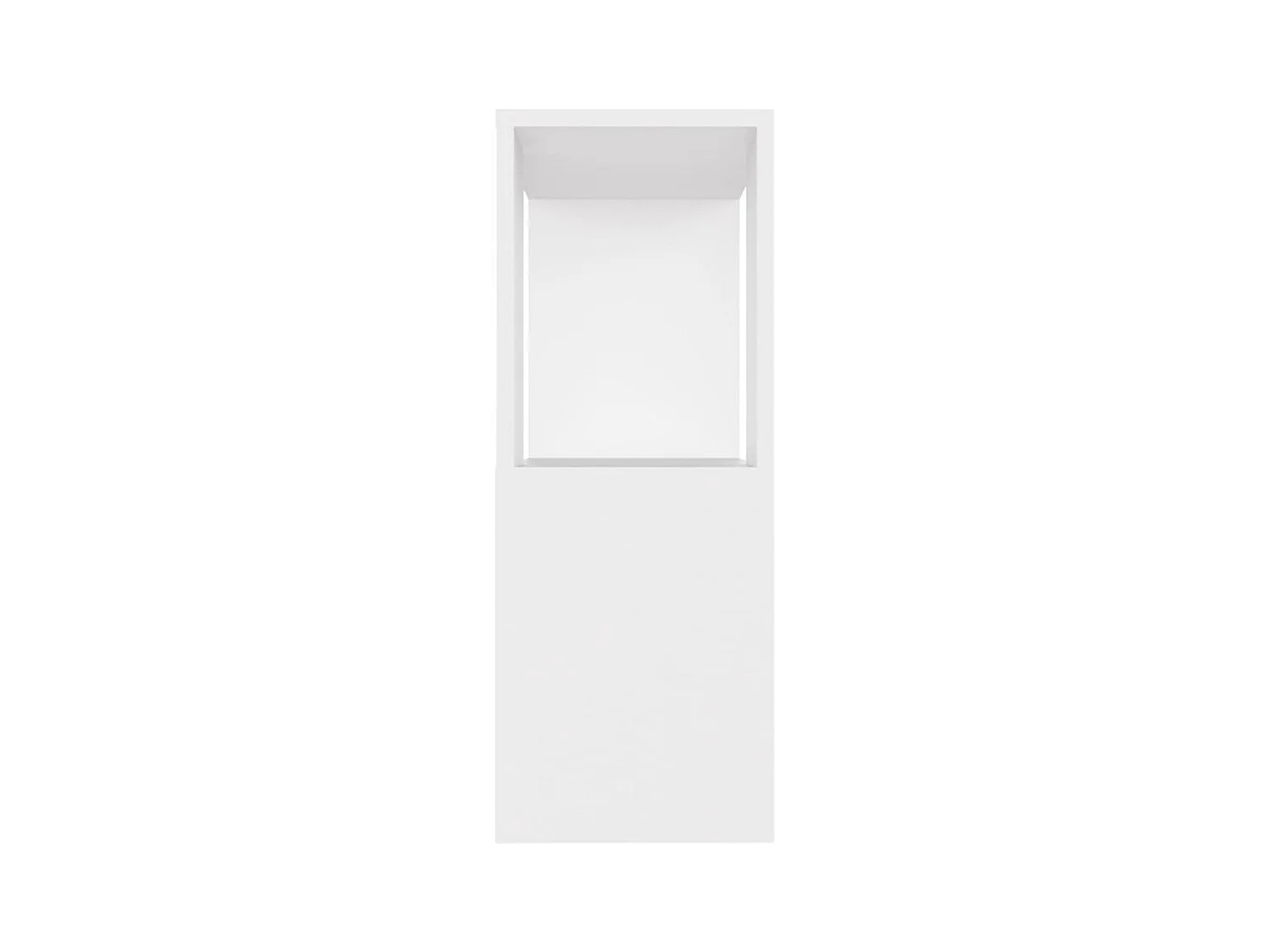 Norman  Mueble para TV madera contrachapada blanco 80x24x63 cm