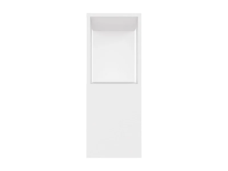 Norman  Mueble para TV madera contrachapada blanco 80x24x63 cm