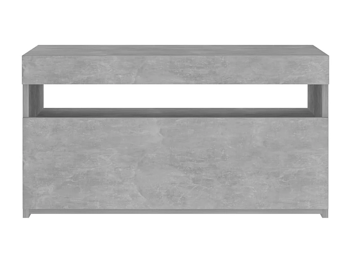 Ilion  Tv-meubel met LED-verlichting 75x35x40 cm betongrijs