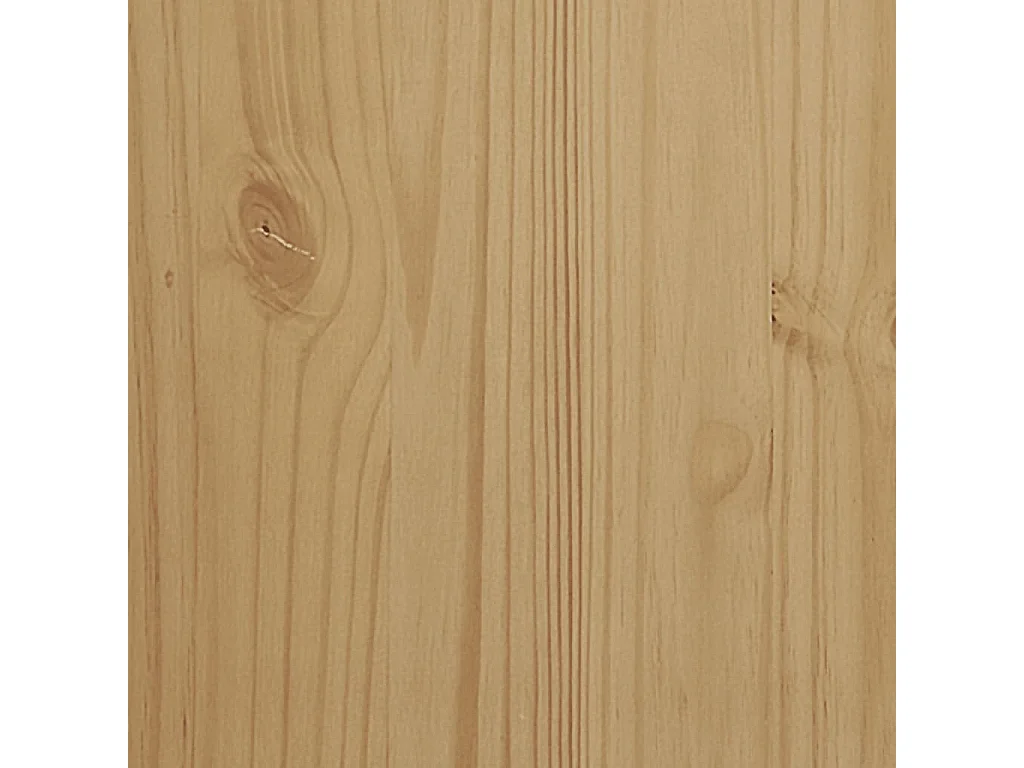 Jacques-Pierrot  Meuble TV FLORO cire marron 114x43x55 cm bois massif de pin