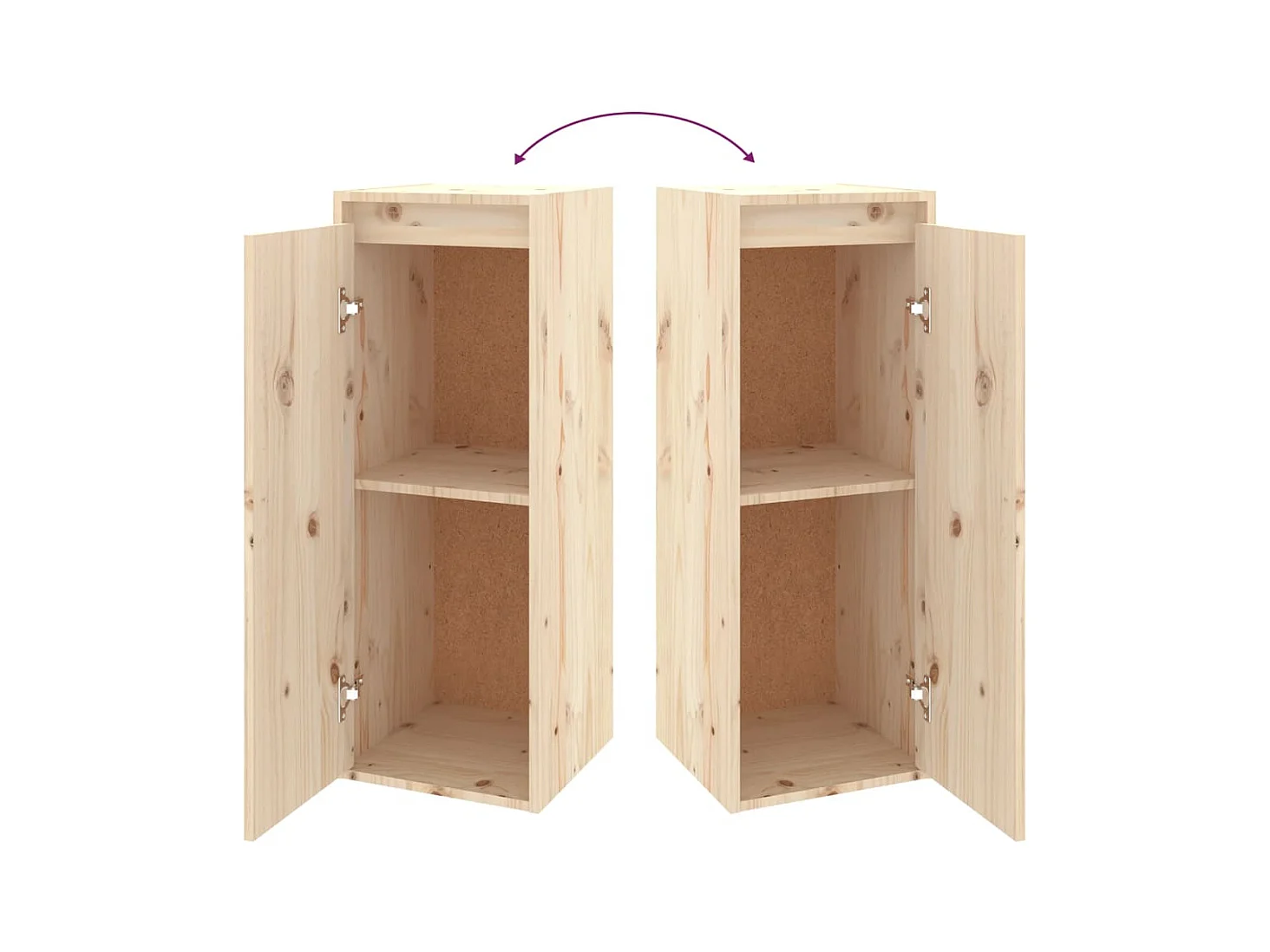 Brynjolf  Meubles TV 4 pcs Bois massif de pin