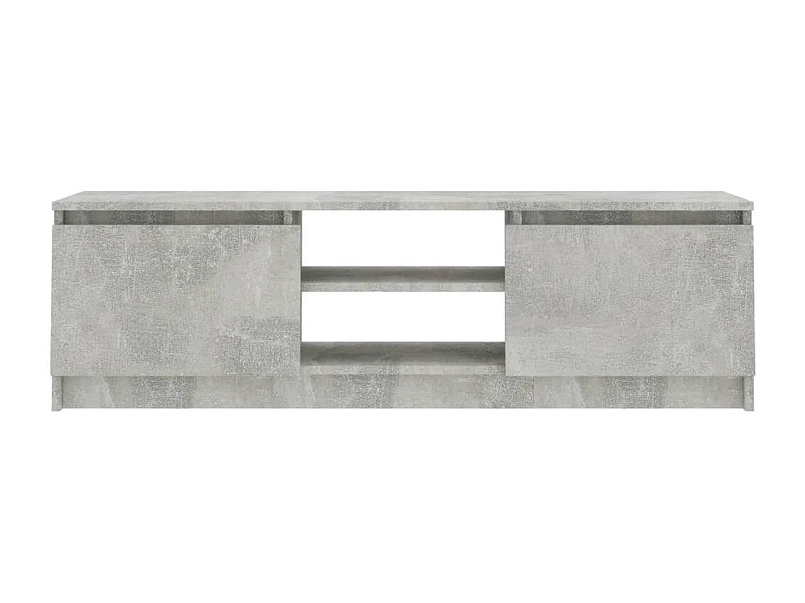 Gene Scott  Mueble para TV de aglomerado gris hormigón 120x30x35,5 cm