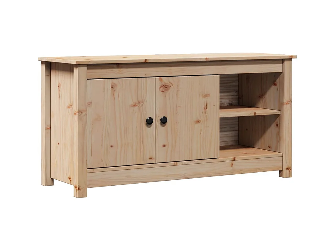 Clinton Corners  Mueble de TV de madera maciza de pino 103x36,5x52 cm