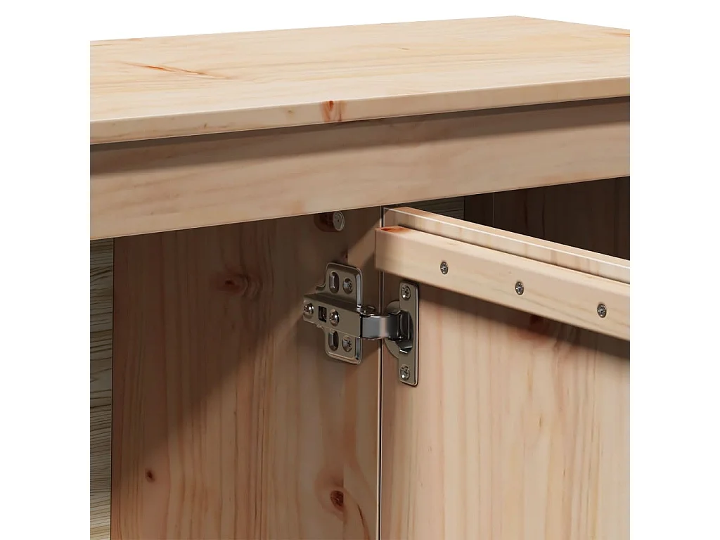 Clinton Corners  Mueble de TV de madera maciza de pino 103x36,5x52 cm