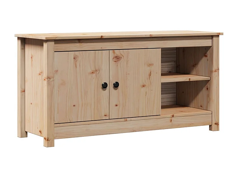 Clinton Corners  Mueble de TV de madera maciza de pino 103x36,5x52 cm