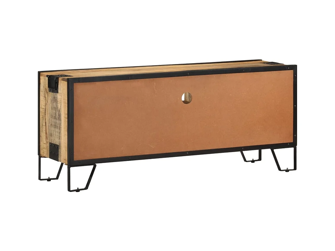 Garden Furniture -  Meuble TV 110x31x46 cm Bois de manguier brut