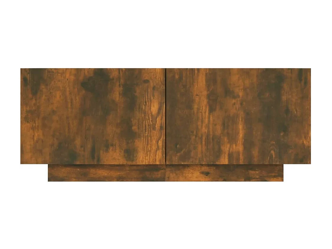 Westwego  Tv-meubel 100x35x40 cm bewerkt hout gerookt eikenkleurig