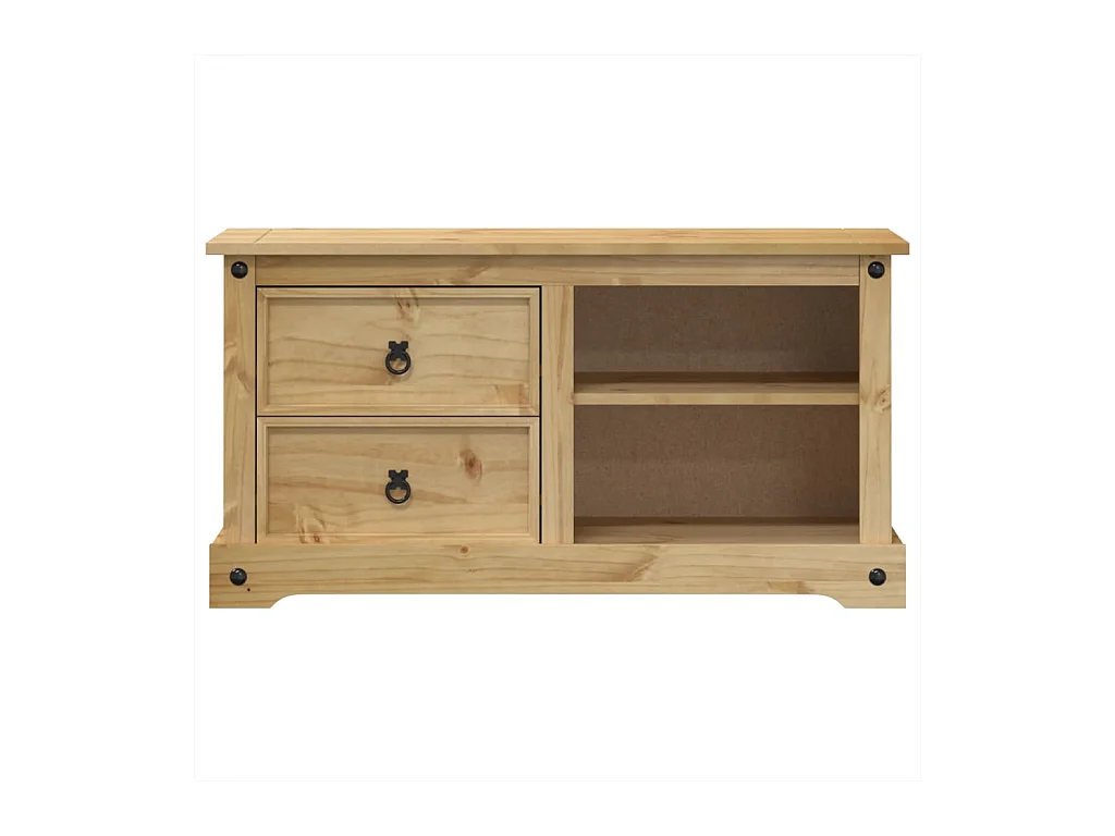 Garden Furniture -  Meuble TV Corona 100x40x52 cm bois de pin massif