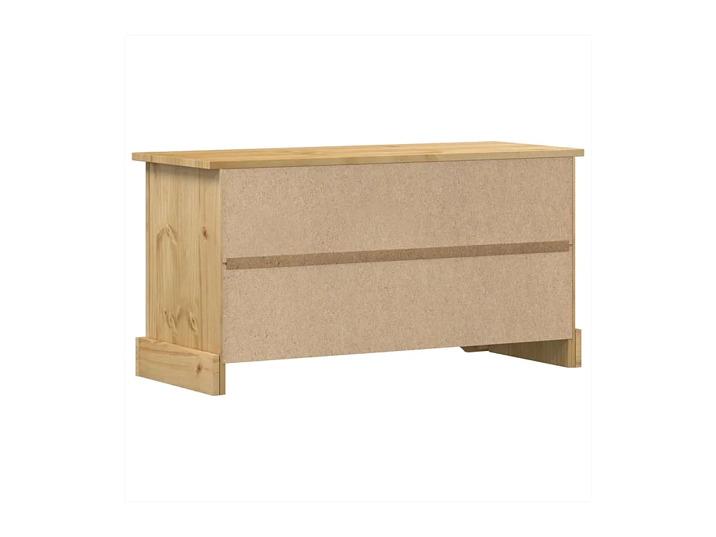 Garden Furniture -  Meuble TV Corona 100x40x52 cm bois de pin massif
