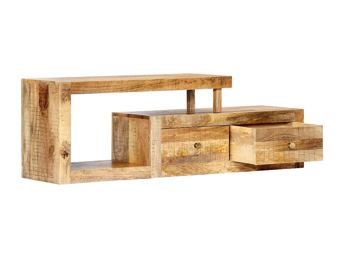 Veldor  Tv-meubel 120x30x40 cm massief mangohout
