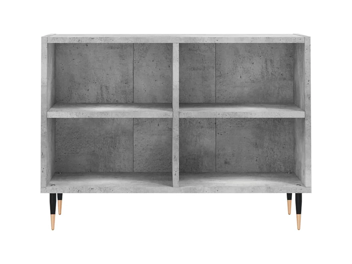 Udir  Meuble TV gris béton 69,5x30x50 cm bois d'ingénierie