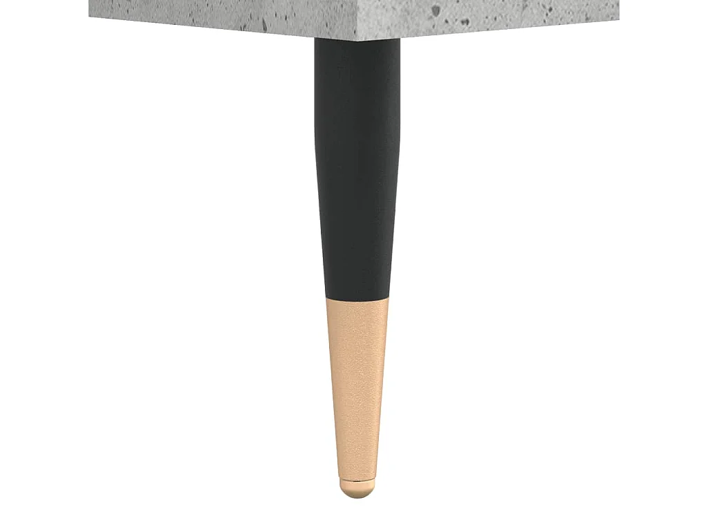 Udir  Meuble TV gris béton 69,5x30x50 cm bois d'ingénierie