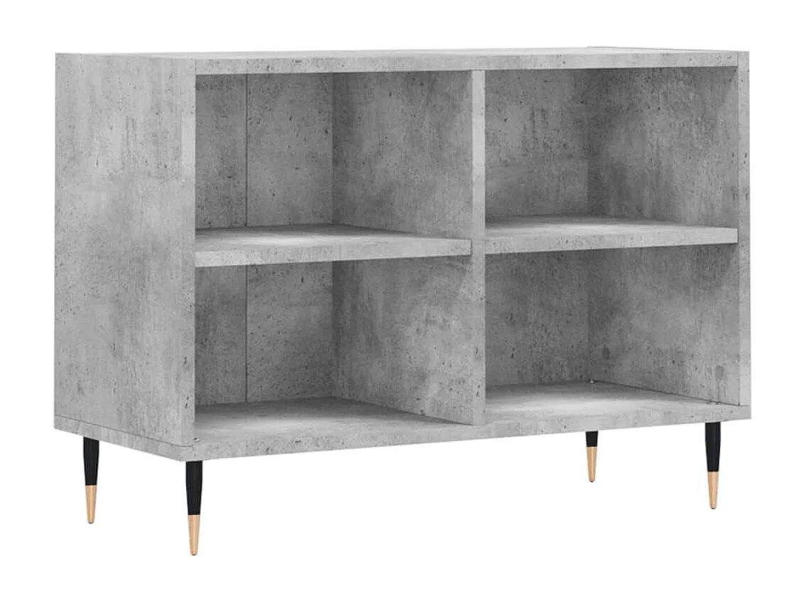 Udir  Mueble de TV madera de ingeniería gris hormigón 69,5x30x50 cm