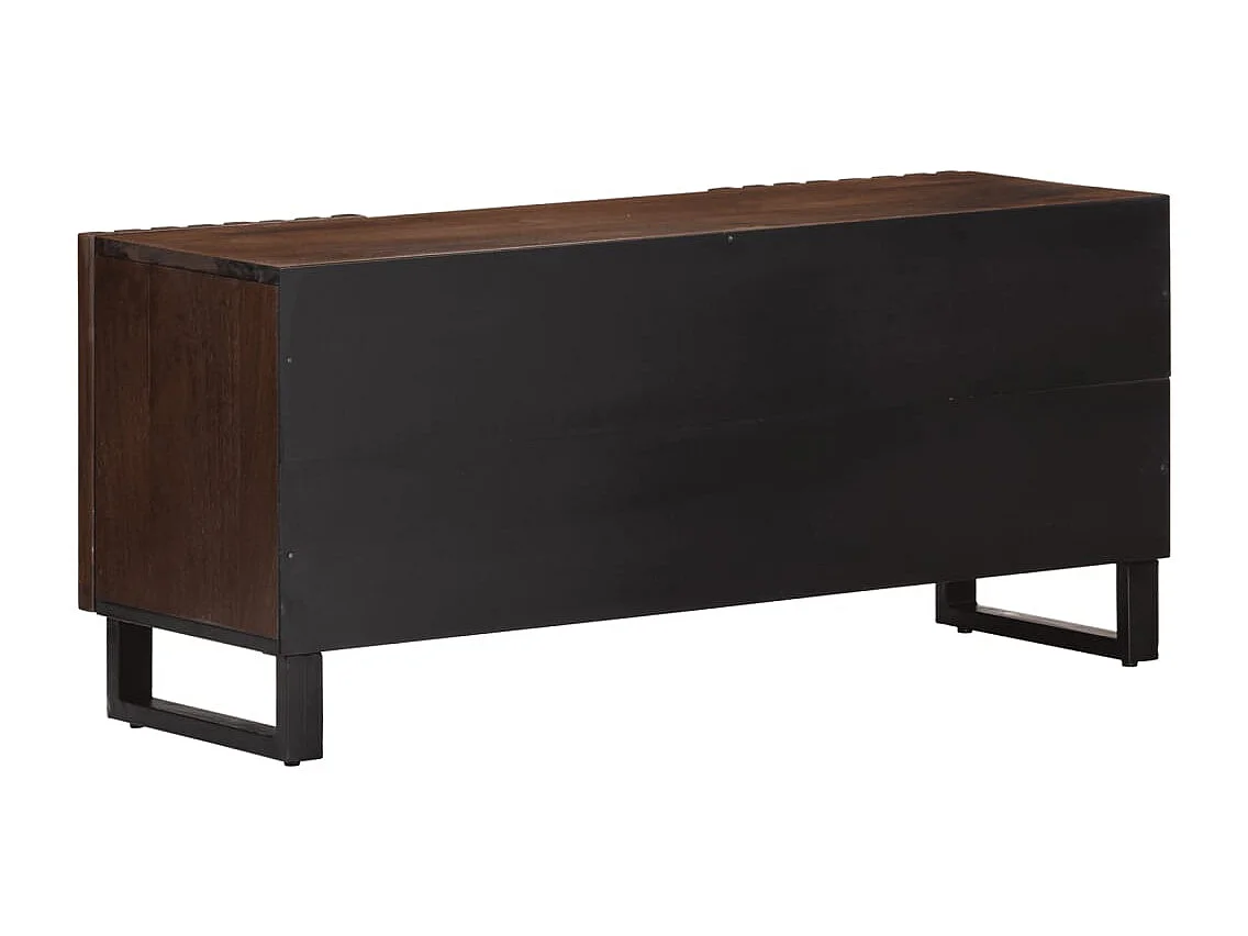 Lyric  Tv-meubel 105x34x46 cm massief mangohout bruin