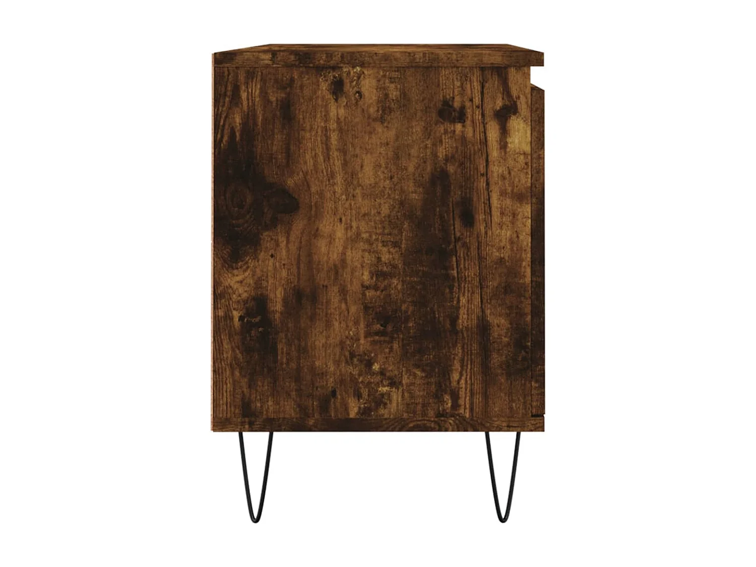 Ragnfrid  Meuble TV chêne fumé 104x35x50 cm bois d'ingénierie