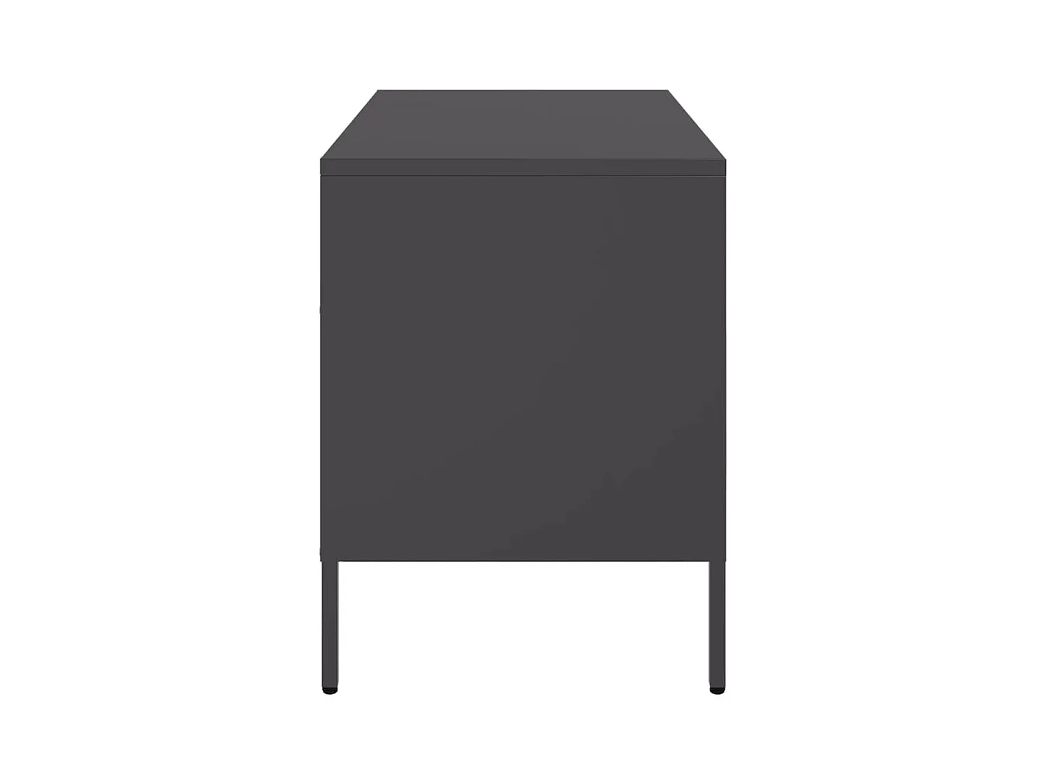 Dundrum  Tv-meubel 68x39x50,5 cm staal zwart