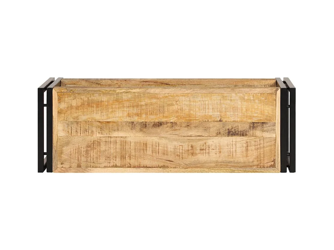Clearfield  Meuble TV 90x30x40 cm Bois de manguier massif