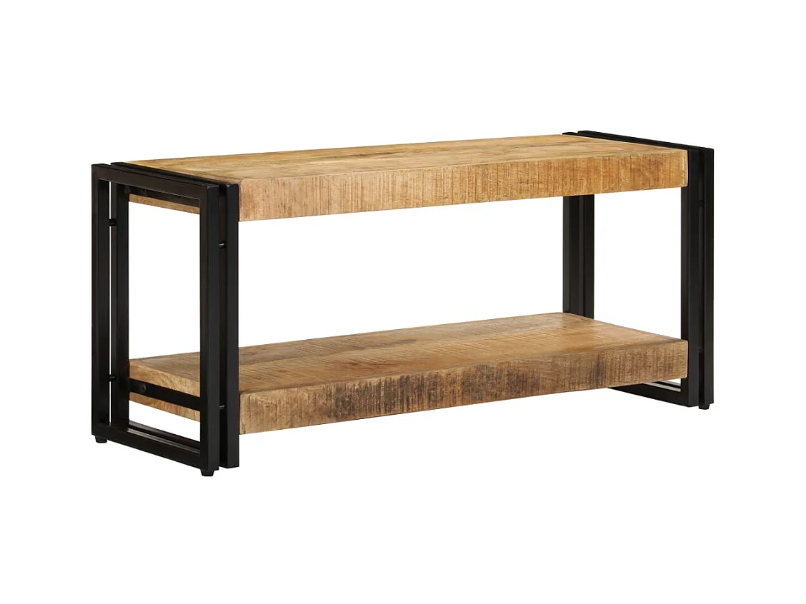 Clearfield  Meuble TV 90x30x40 cm Bois de manguier massif