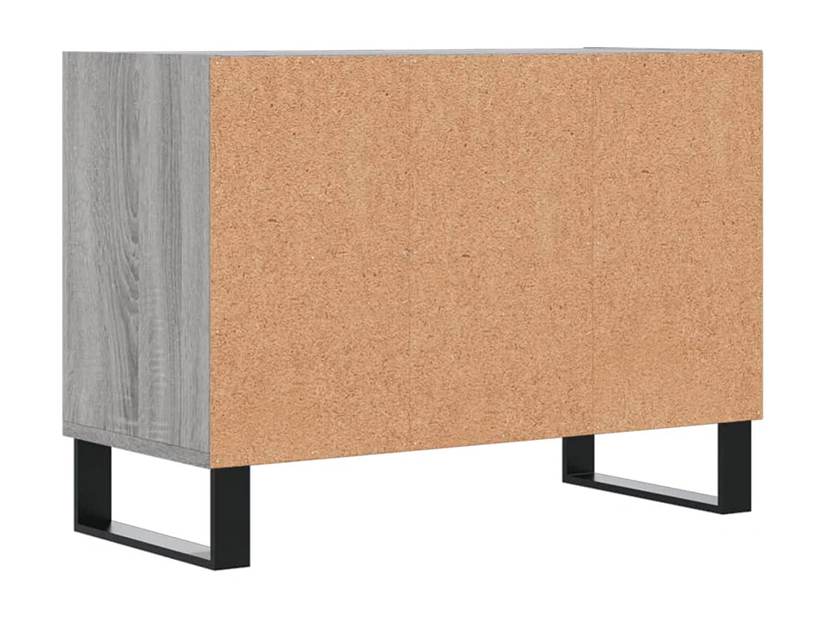 Iraan  Tv-meubel 69,5x30x50 cm bewerkt hout grijs sonoma eikenkleurig