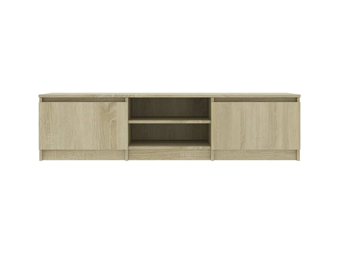 Kingman  Meuble TV Chêne sonoma 140x40x35,5 cm Bois d'ingénierie