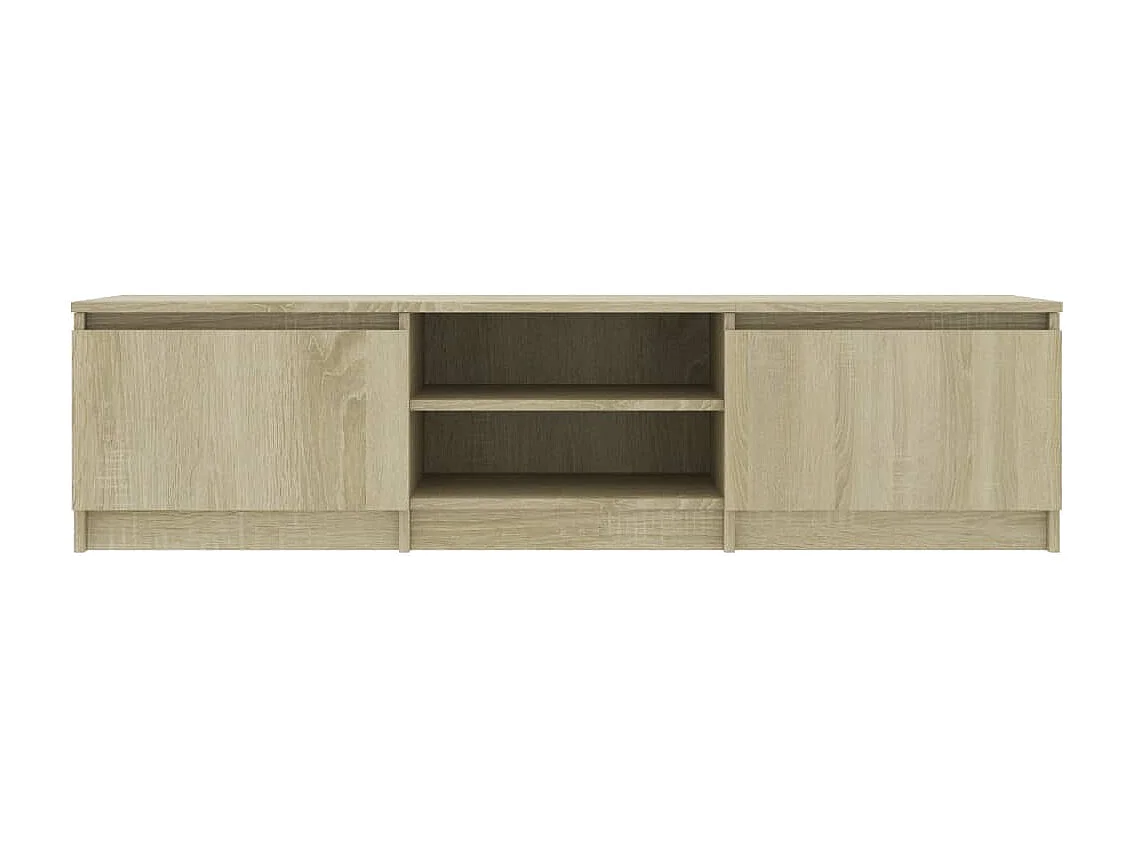 Kingman  Meuble TV Chêne sonoma 140x40x35,5 cm Bois d'ingénierie
