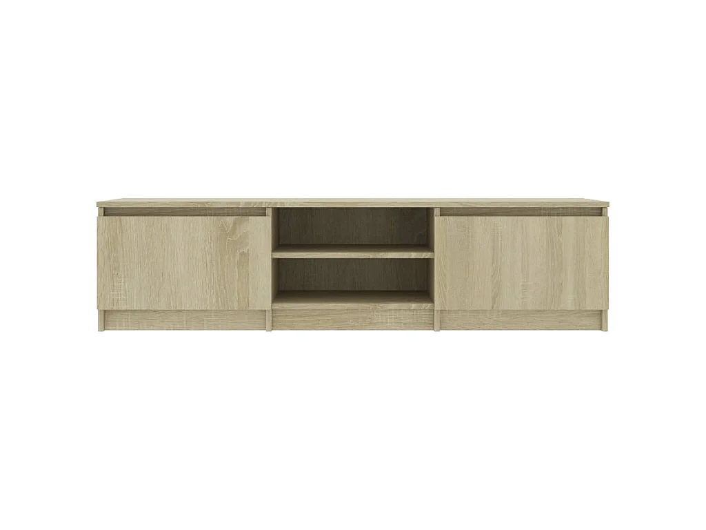 Kingman  Meuble TV Chêne sonoma 140x40x35,5 cm Bois d'ingénierie