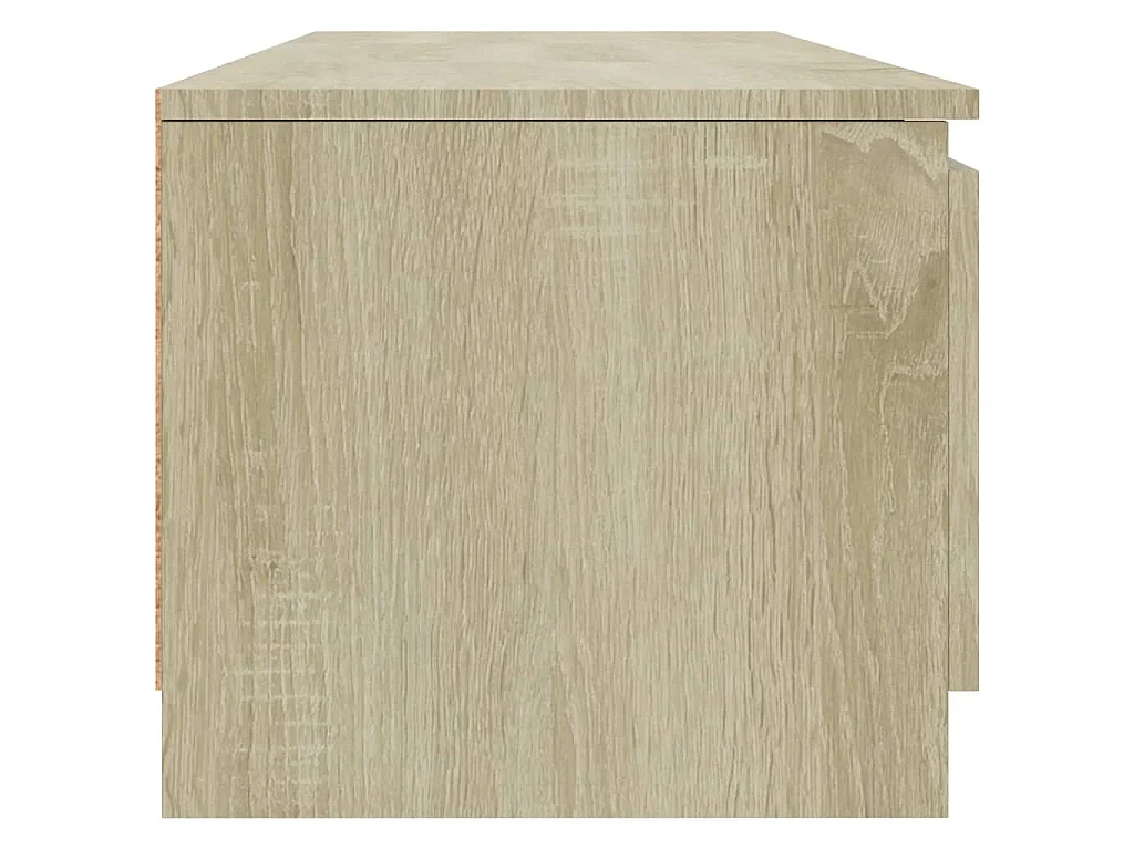 Kingman  Meuble TV Chêne sonoma 140x40x35,5 cm Bois d'ingénierie