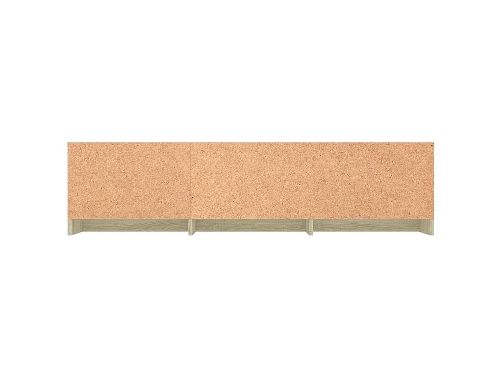 Kingman  Meuble TV Chêne sonoma 140x40x35,5 cm Bois d'ingénierie