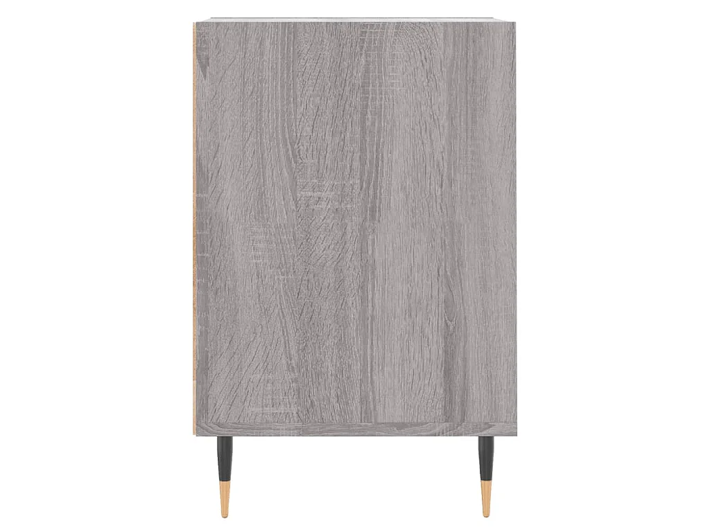 Malik Blake  Meuble TV Sonoma gris 160x35x55 cm Bois d'ingénierie