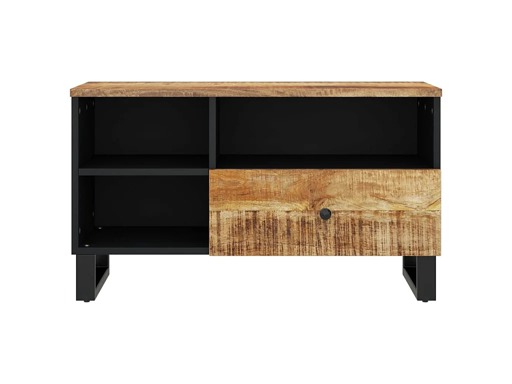 Piper Grace  Tv-meubel 80x33x46 cm massief mangohout en bewerkt hout