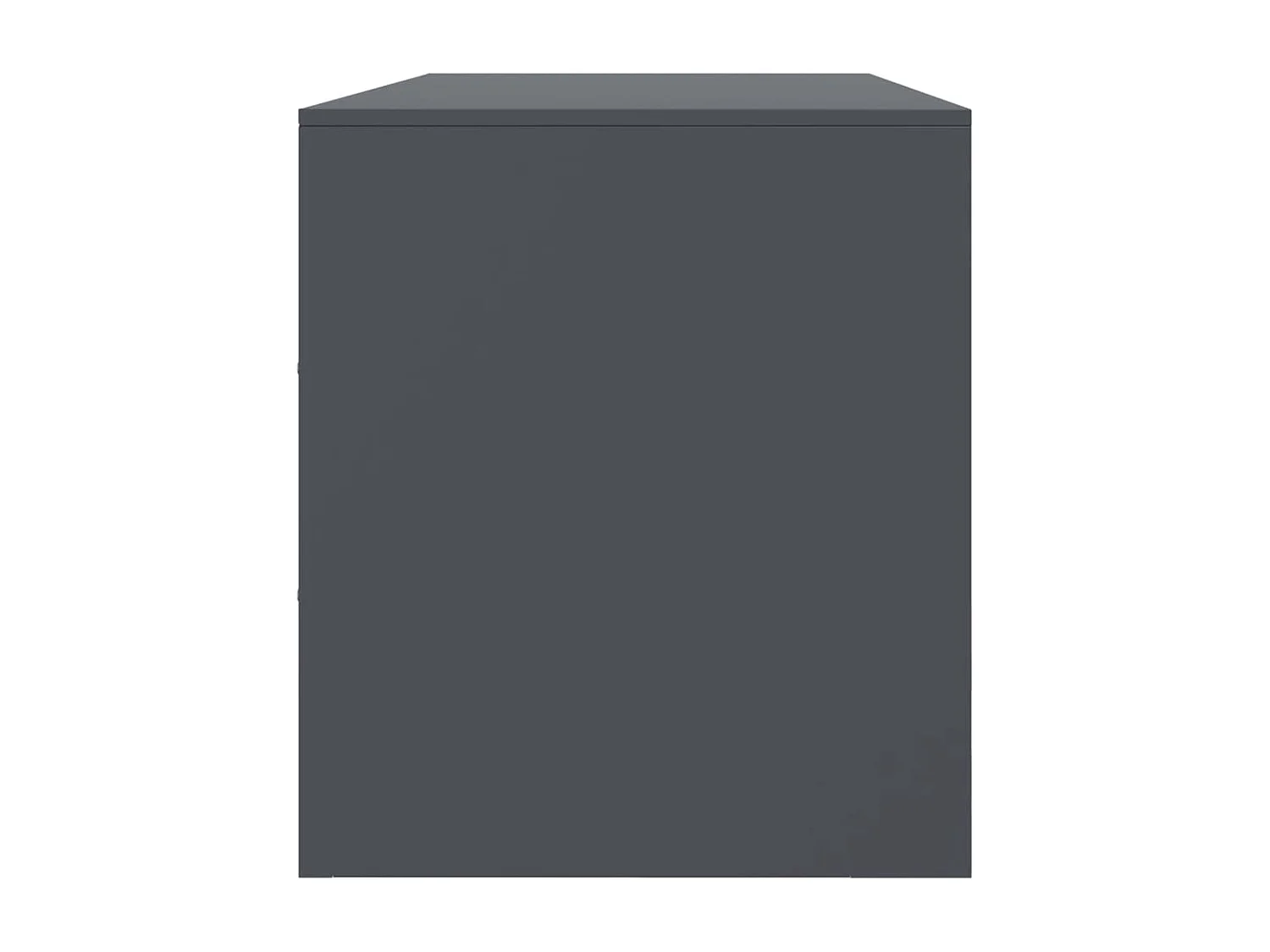 Jean-Claude  Meuble TV anthracite 99x39x44 cm acier