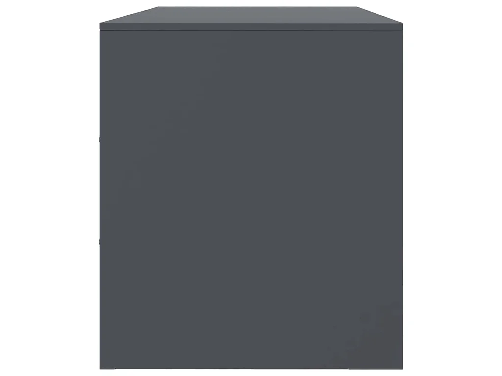 Jean-Claude  Meuble TV anthracite 99x39x44 cm acier