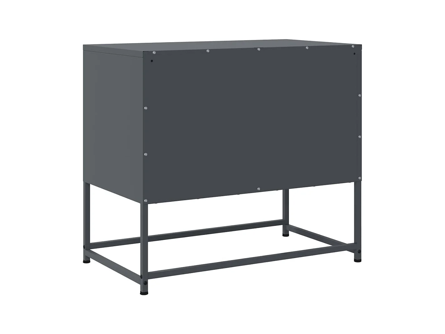 Cerlan  Meuble TV anthracite 68,5x39x60,5 cm acier