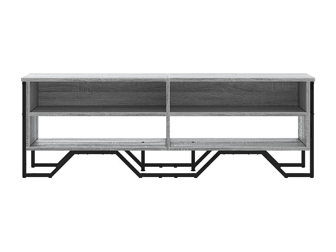 Zylar  Mueble de TV madera de ingeniería gris sonoma 122x34x41 cm