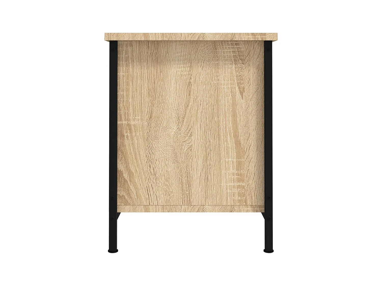 Ballyknockan  Mueble de TV con puertas roble Sonoma 60x35x45 cm madera de ingeniería