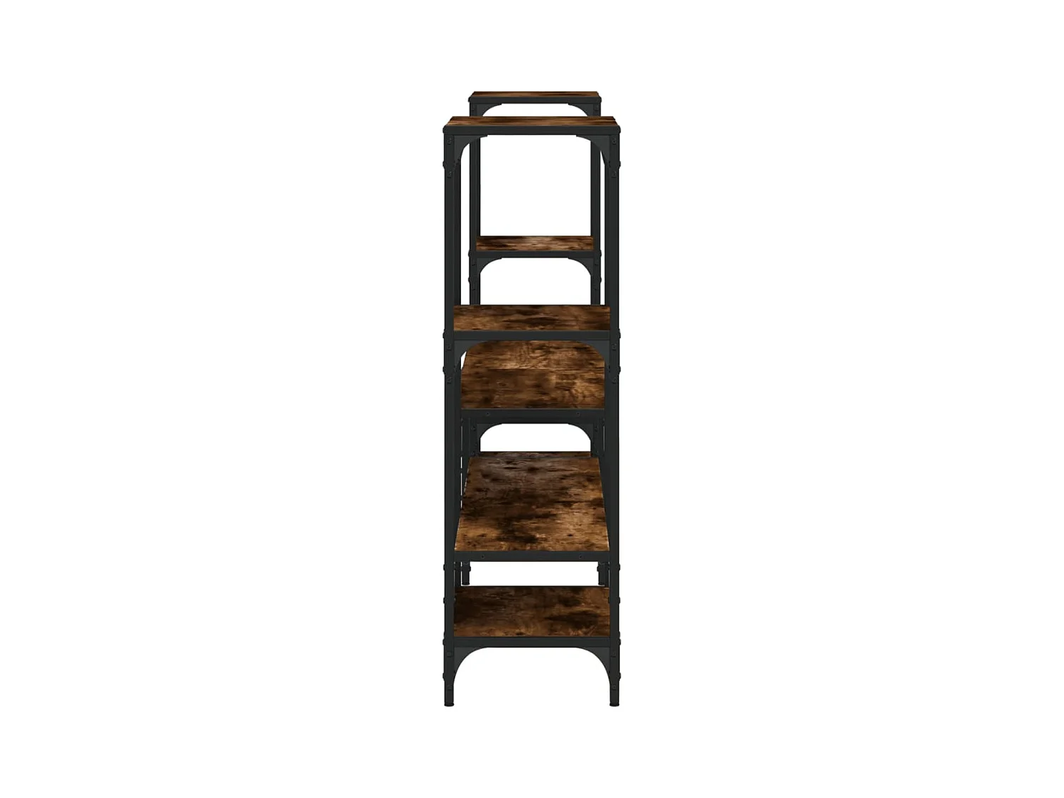 Cilyra  Tv-meubel 206,5x28,5x95 cm bewerkt hout gerookt eikenkleurig