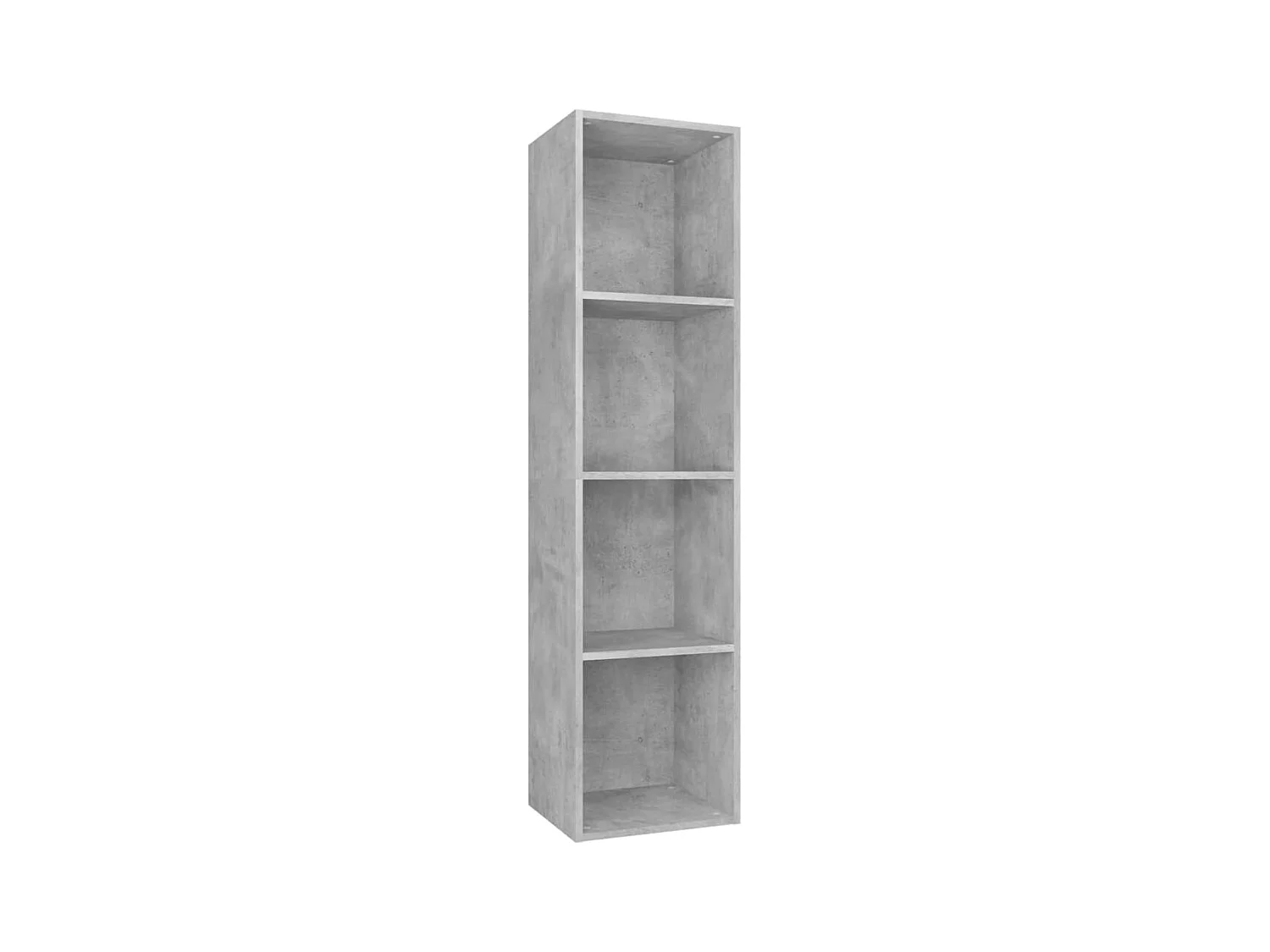 Pieter  Bibliothèque/Meuble TV Gris béton 36x30x143cm Bois d’ingénierie