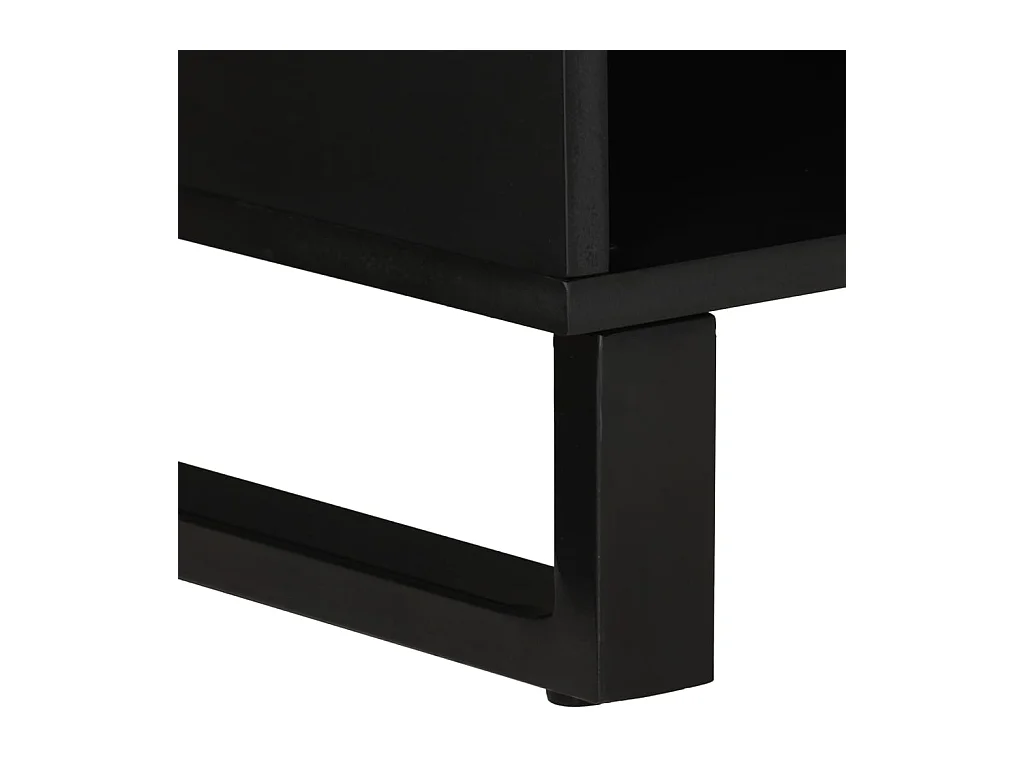 Mordan  Meuble TV 100x33x46 cm bois de manguier et d'ingénierie