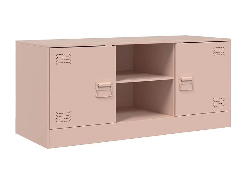 Jean-Claude  Tv-meubel 99x39x44 cm staal roze