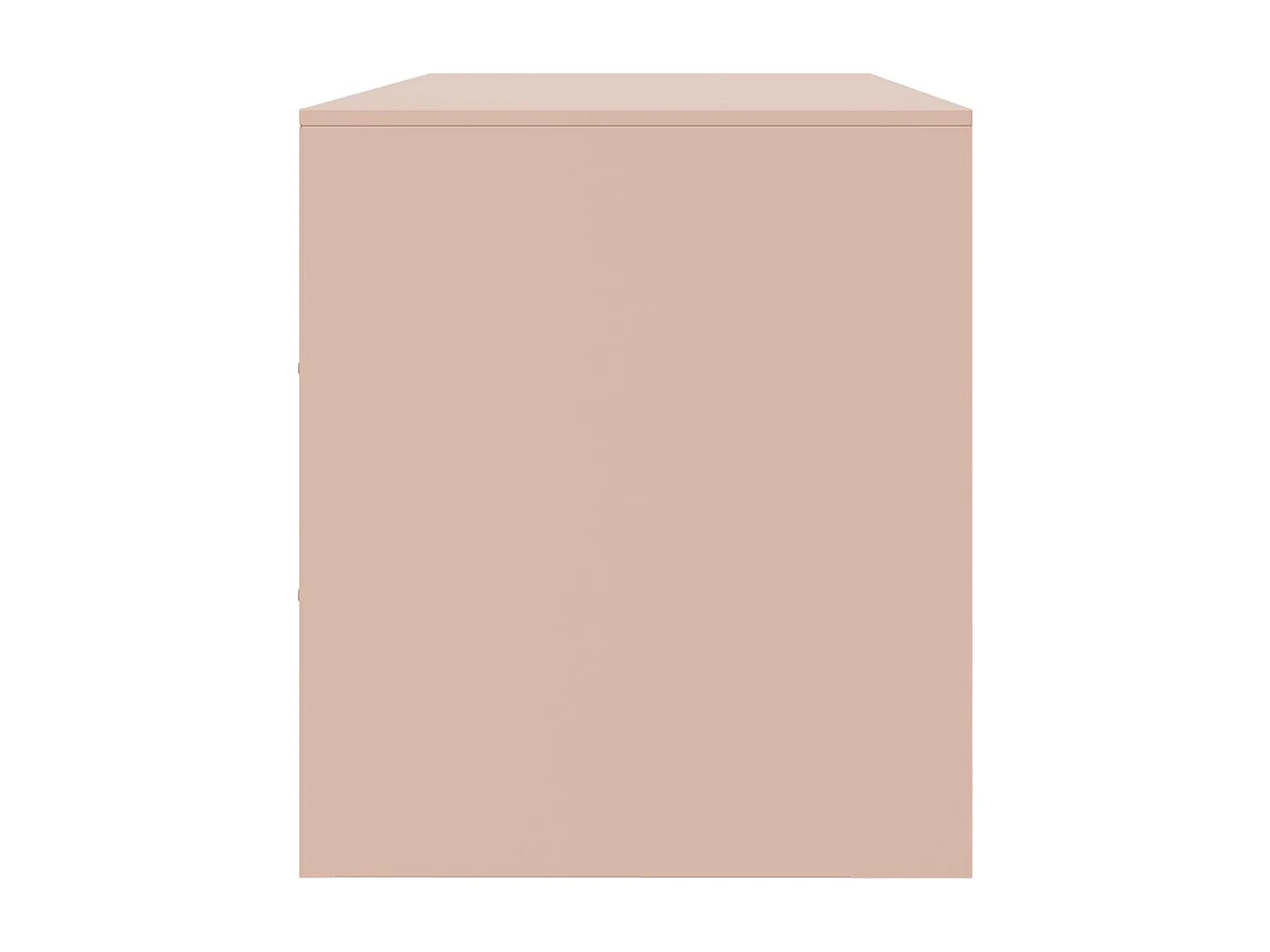 Jean-Claude  Meuble TV rose 99x39x44 cm acier